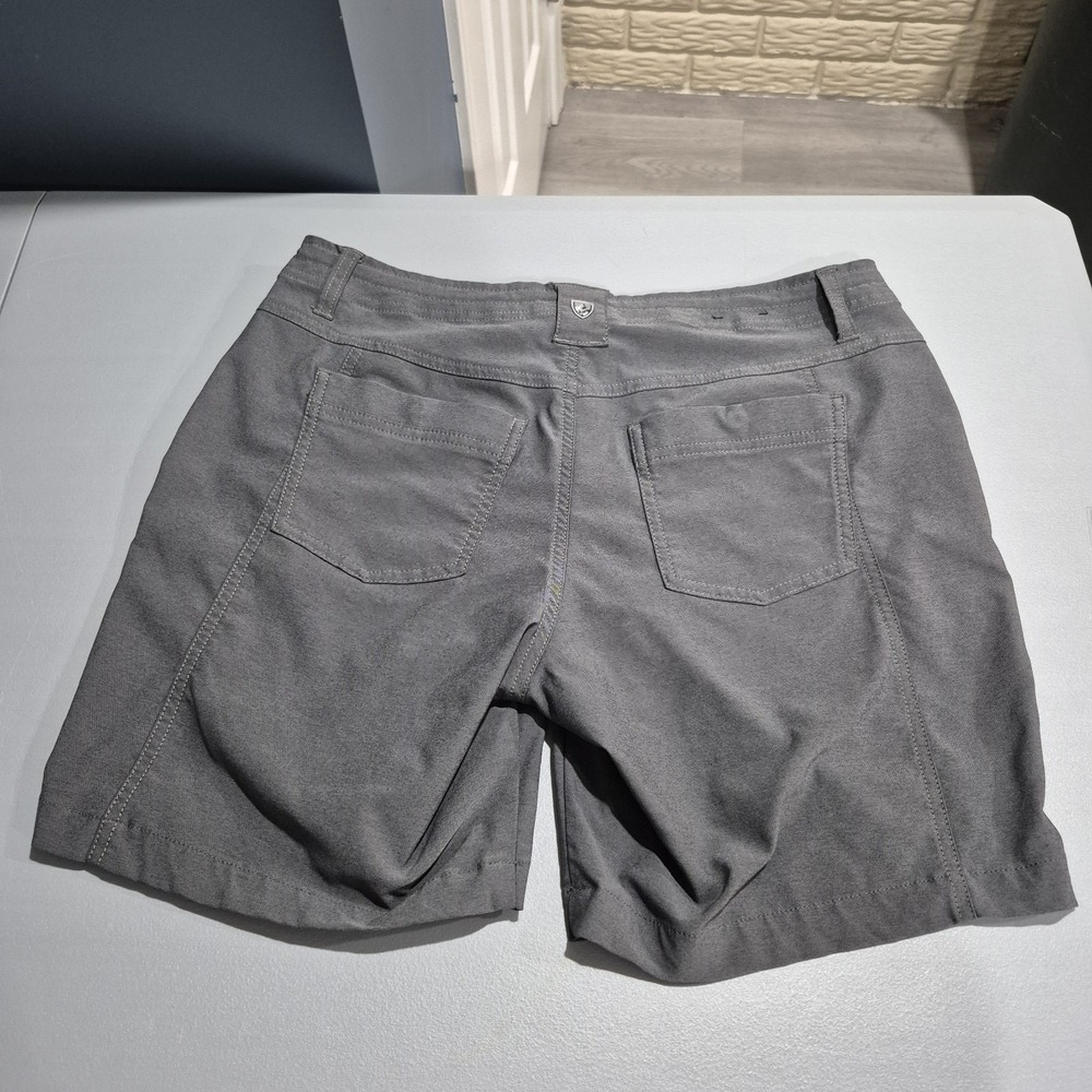 Kuhl Shorts Womens 10 Charcoal Trekr 8" Hiking  Performance Stretch Lightweight